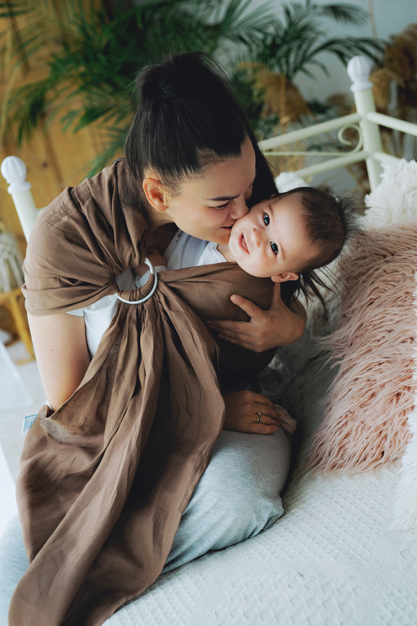 Ring sling Pure Linen Bali Wood - M (2 m)