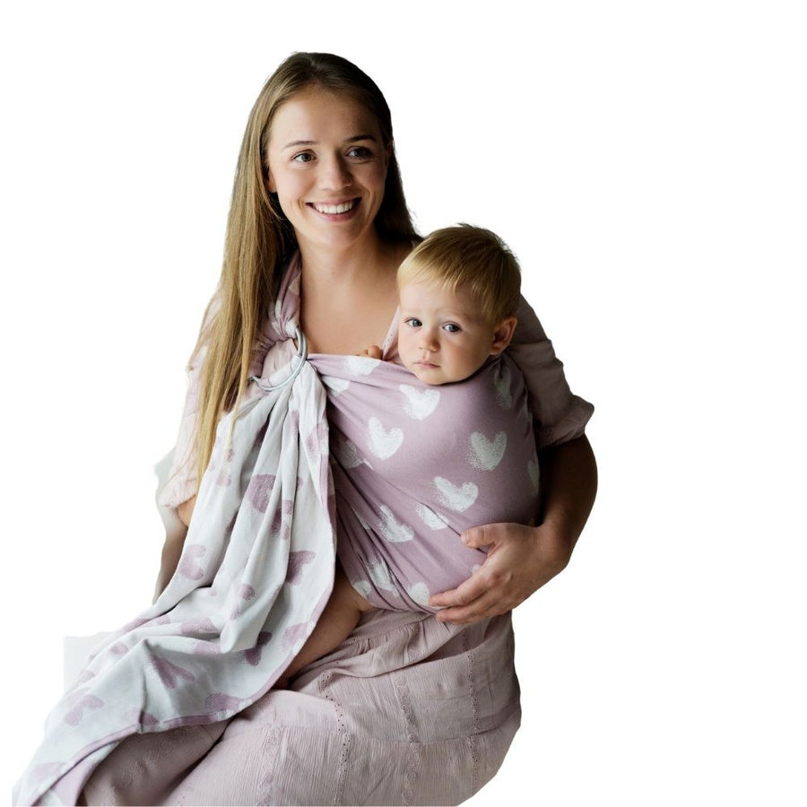 Ring sling Hazy Love Rose - M (2,0m)