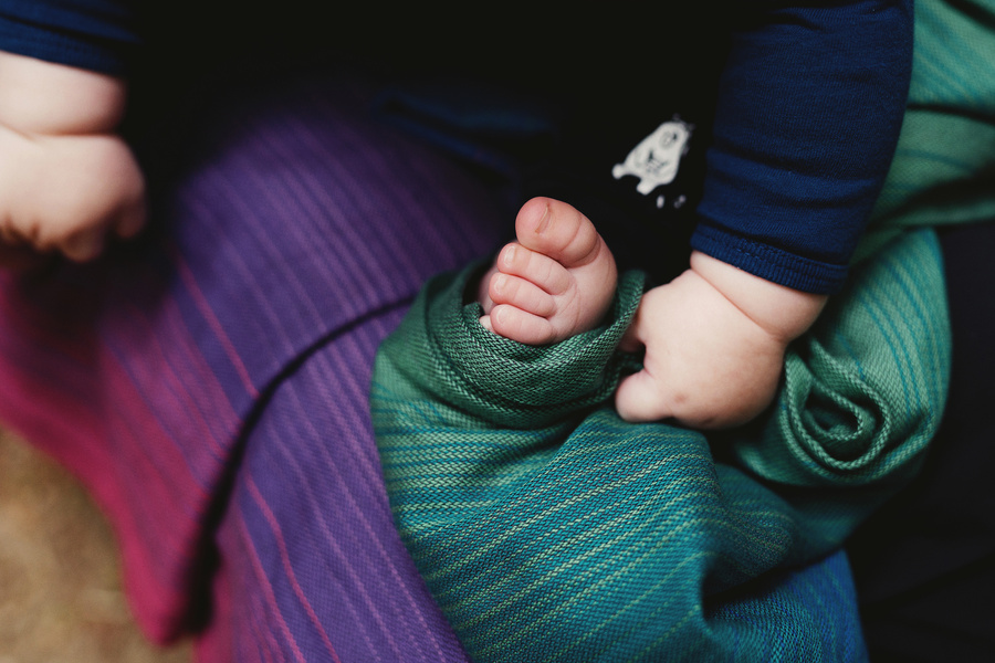 Ring sling Bamboo Misty Zircon - M (2,0m)