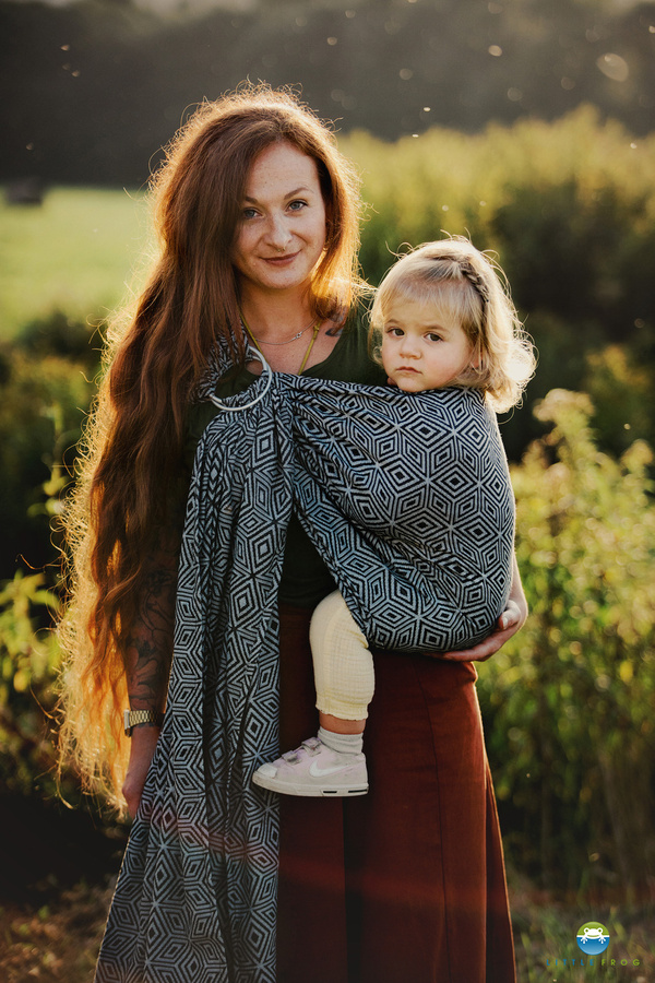 Ring sling Grey Cube - M (2 m)