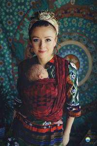 Šátek na nošení dětí Ruby Illusion vel. 6