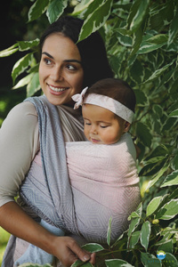 Šátek na nošení dětí Cotton Foggy Cube vel. 6