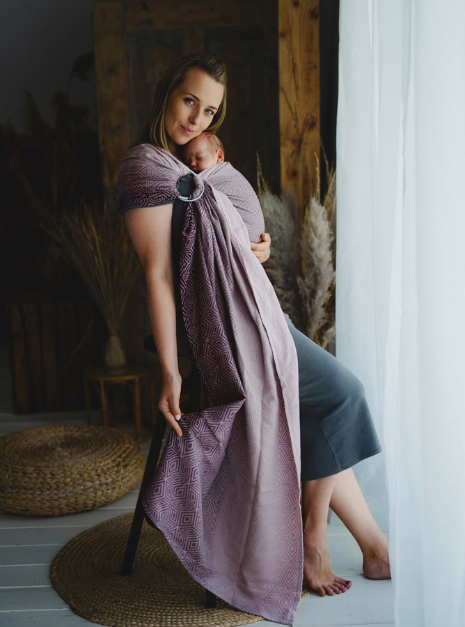 Ring sling Roselily Cube - L (2,3m)