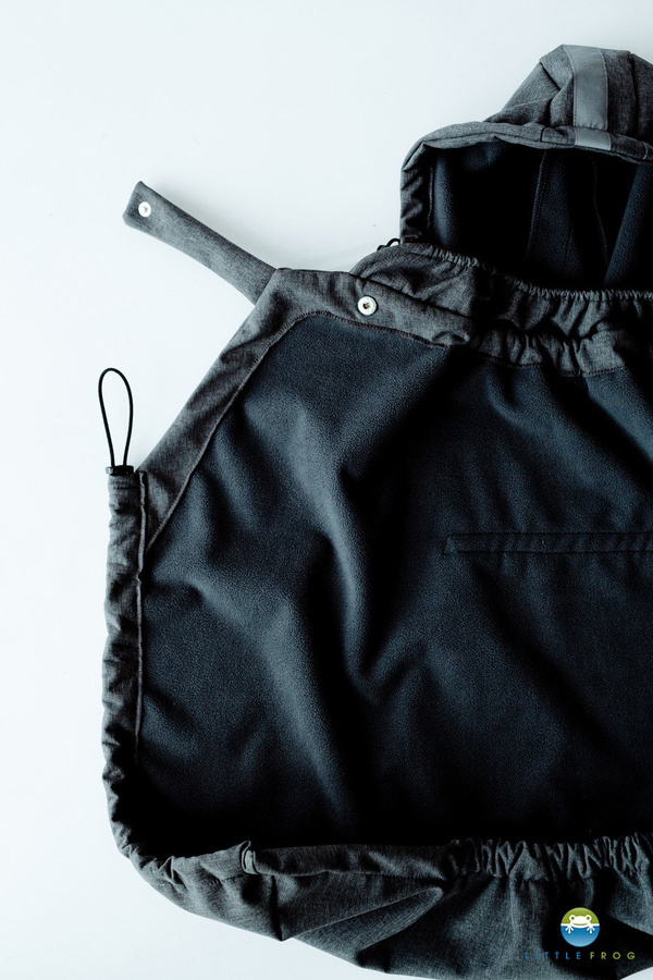 Softshellová kapsa na nosítko a šátek - Black