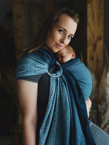 Ring sling TENCEL™ Atmosphere Cube - S (1,7m) /II. jakost