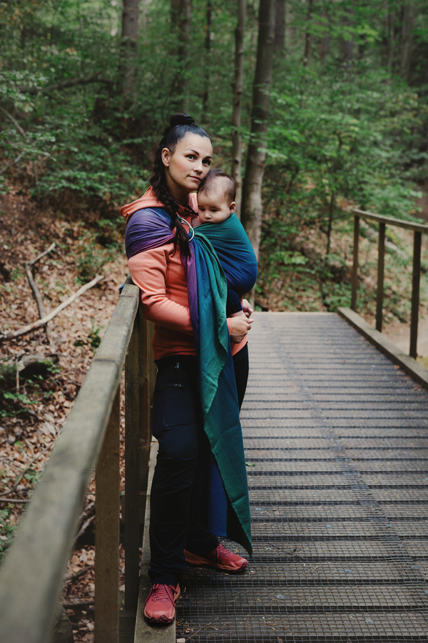 Ring sling Bamboo Misty Zircon - S (1,7m)