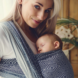 Šátek na nošení dětí TENCEL™ Rocky Cube - vel. 7