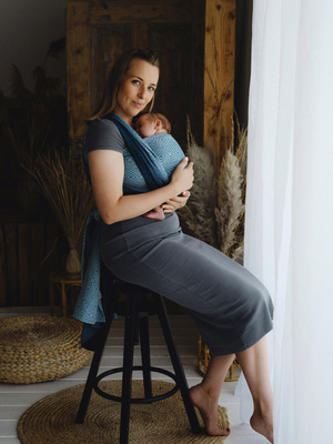 Šátek na nošení dětí TENCEL™ Atmosphere Cube - vel. 6