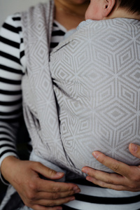 Šátek na nošení dětí Grey Cube vel. 7