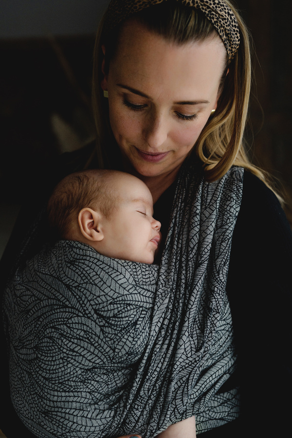 Šátek na nošení dětí Linen Night Wildness vel. 6