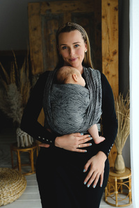 Šátek na nošení dětí Linen Night Wildness vel. 8