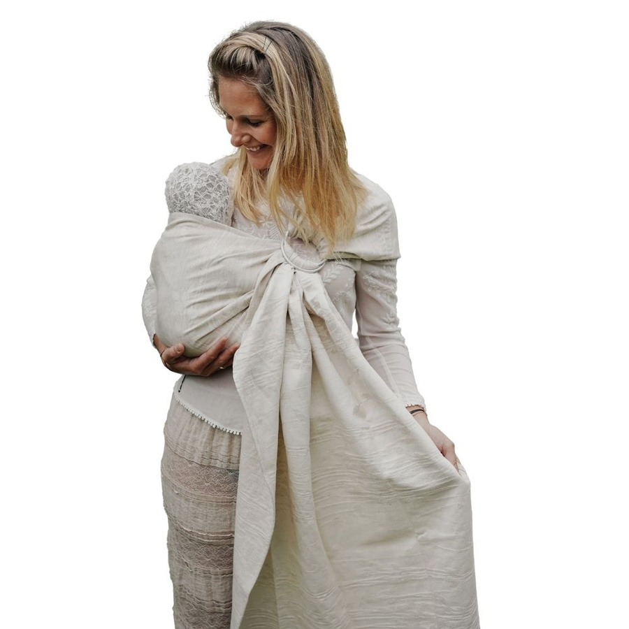 Ring sling Linen Summer Meadow - S (1,7m)
