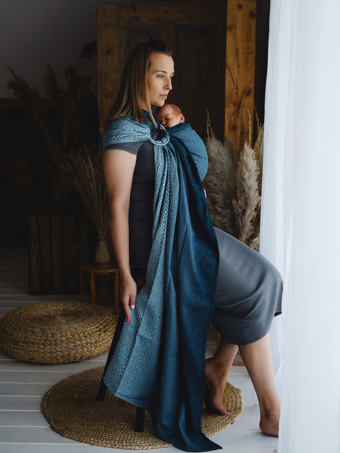 Ring sling TENCEL™ Atmosphere Cube - S (1,7m) /II. jakost