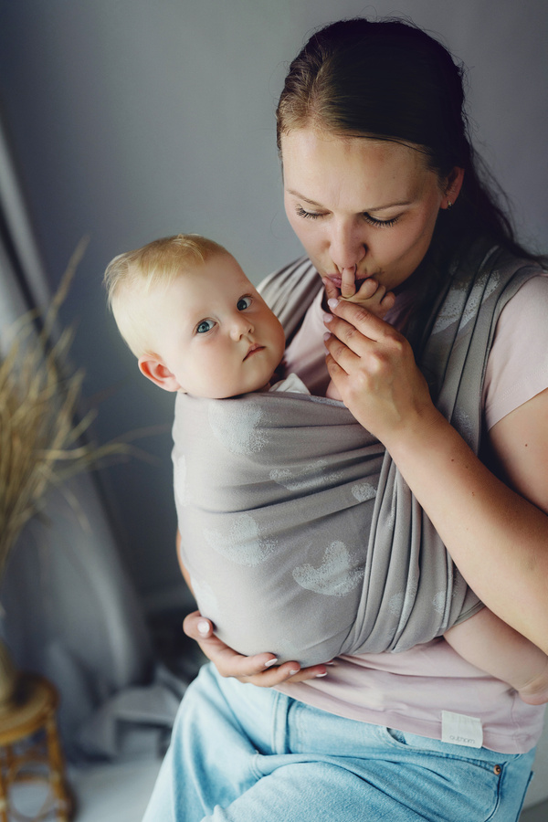 Šátek na nošení dětí TENCEL™ Hazy Love Drift vel. 7