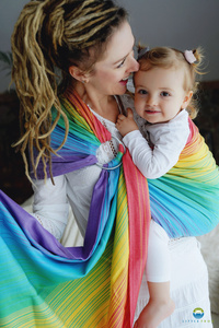 Ring sling TENCEL™ Daisy Agate - S (1,7m)