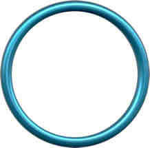 Hliníkové kroužky na šátky L - TURECKÉ