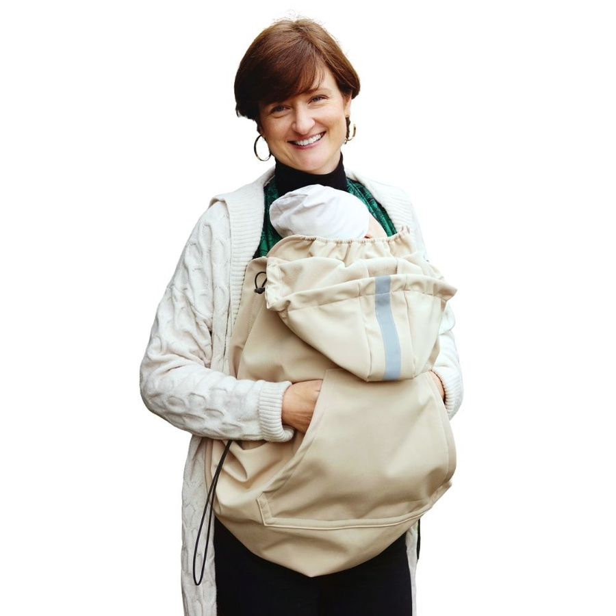 Softshellová kapsa na nosítko a šátek - Beige /II. jakost