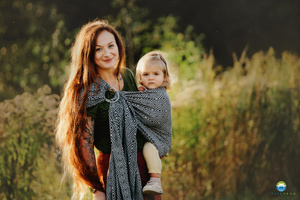 Ring sling Grey Cube - M (2 m)