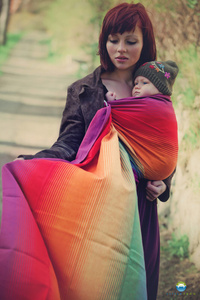 Ring sling Ammolite in Love - S (1,7m)