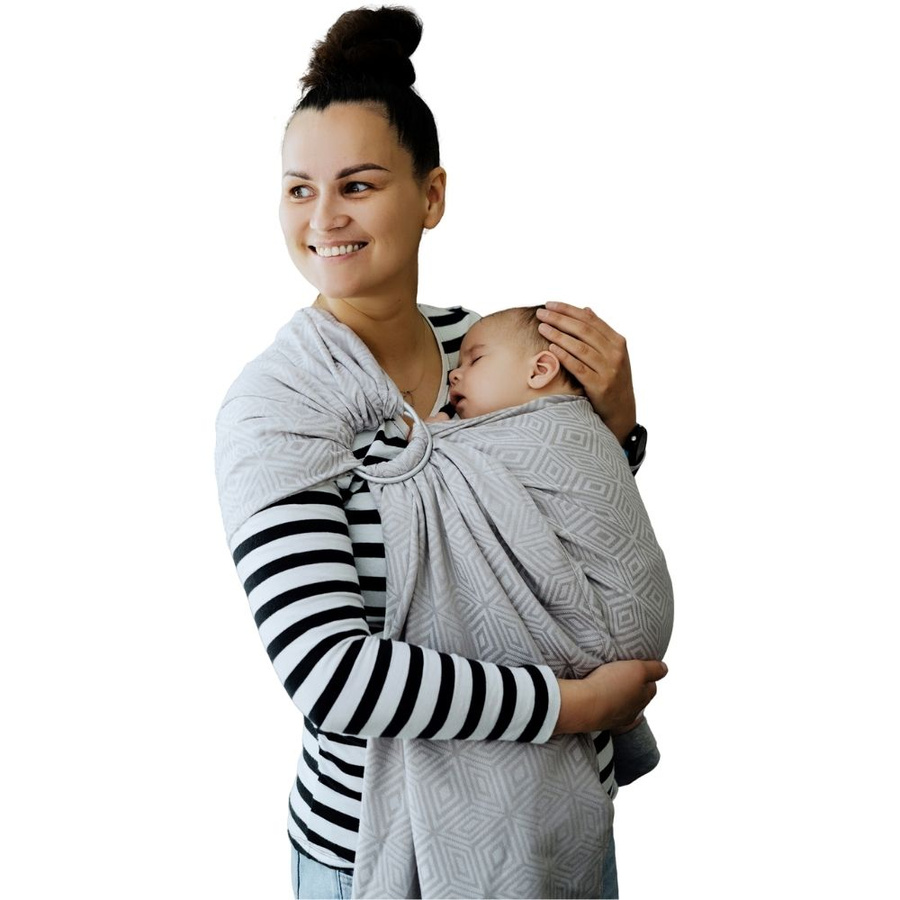 Ring sling Grey Cube - M (2 m)