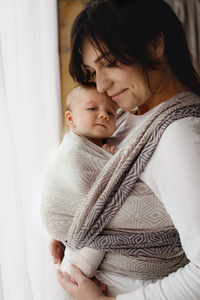 Šátek na nošení dětí TENCEL™ Calm Cube - vel. 9