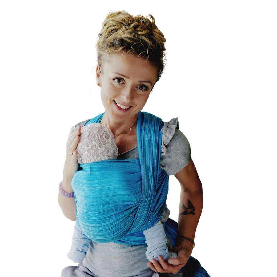 Šátek na nošení dětí Aquamarine vel. 5