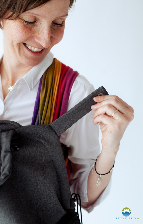 Softshellová kapsa na nosítko a šátek - Magenta 