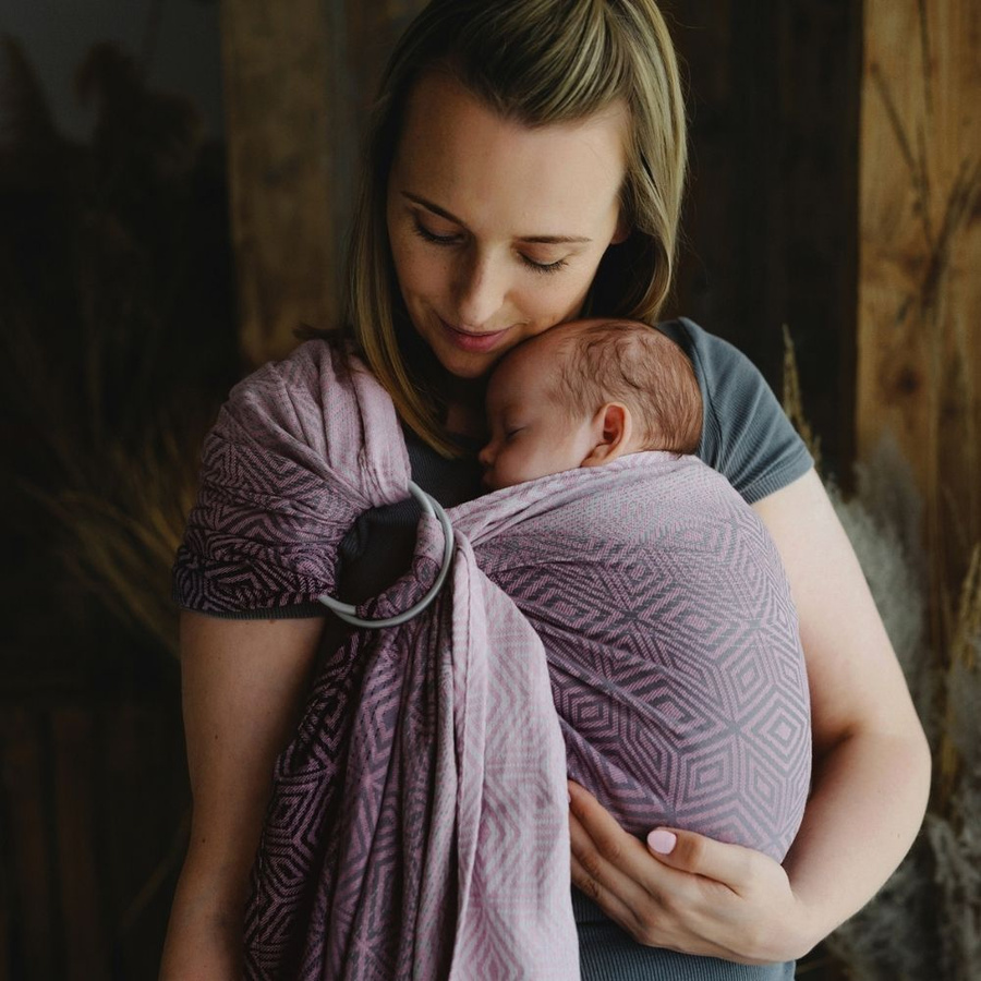 Ring sling Roselily Cube - L (2,3m)