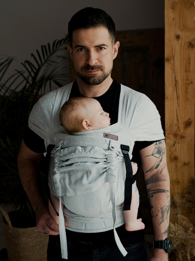 Dětské nosítko Cross Hybrid Linen Wildness