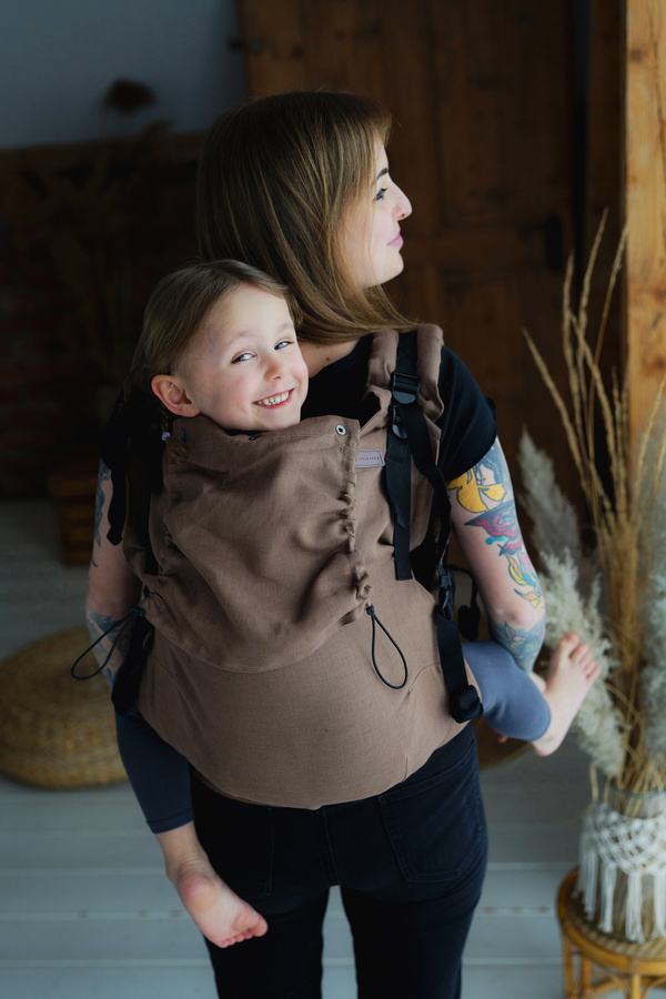 Nosítko Preschooler - Linen Bali Wood