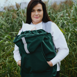 Softshellová kapsa na nosítko a šátek - Green
