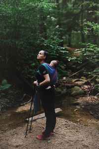 Šátek na nošení dětí Bamboo Misty Zircon vel. 7 /II. jakost