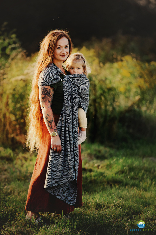 Ring sling Grey Cube - S (1,7 m)