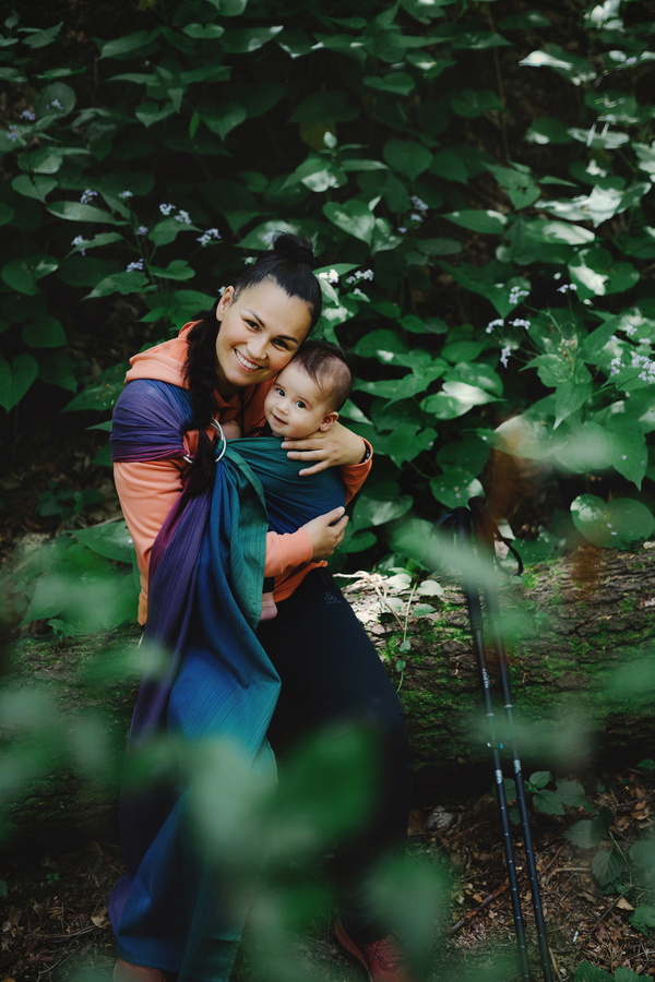 Ring sling Bamboo Misty Zircon - S (1,7m)