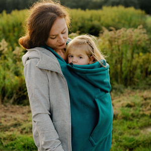 Fleecová kapsa na šátek / na nosítko - Teal