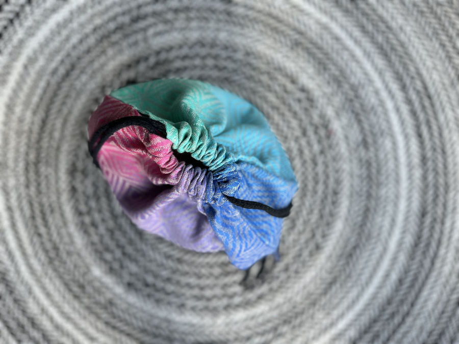 Velká taška se šňůrkou - Linen Aurora Cube