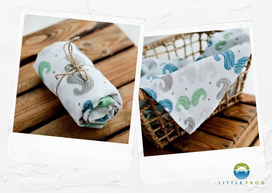 Bambusová plenka Little Frog - Handsome