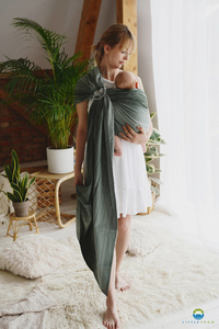 Ring sling Bamboo Verdelit - S (1,7m)