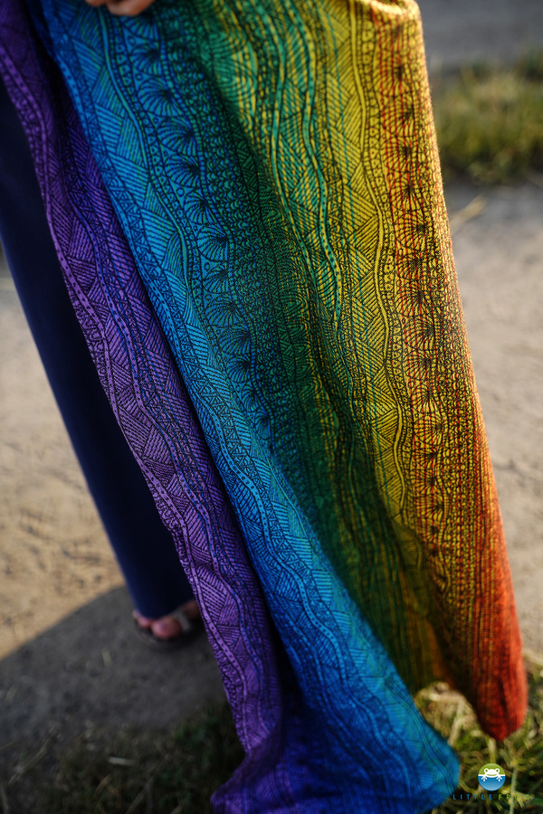 Šátek na nošení dětí Rainbow Harmony size 6