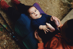 Šátek na nošení dětí Bamboo Misty Zircon vel. 7 /II. jakost