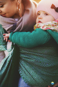 Ring sling Mossy Cube - L (2,3m)