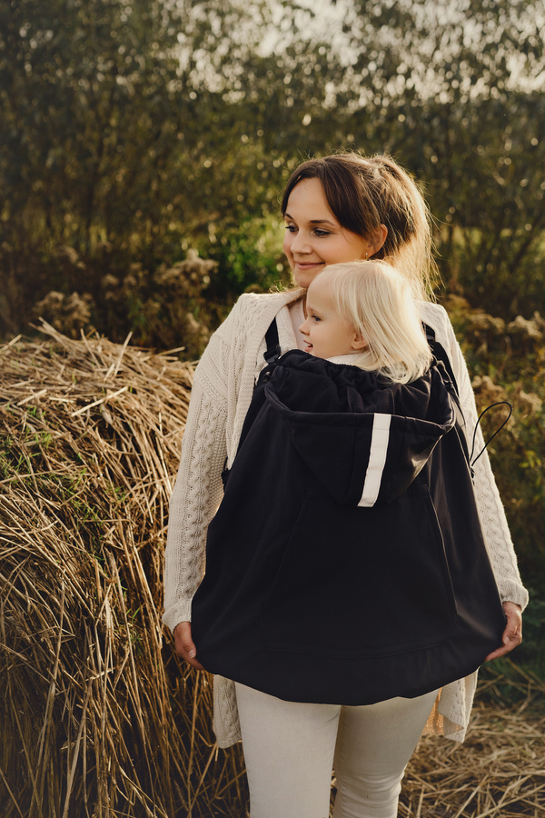 Softshellová kapsa na nosítko a šátek - Black