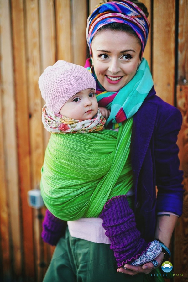 Šátek na nošení dětí Olivine vel. 4