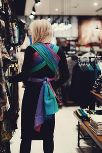 Šátek na nošení dětí TENCEL™ Aurora Cube vel. 5