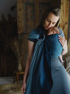 Ring sling TENCEL™ Atmosphere Cube - L (2,3m)