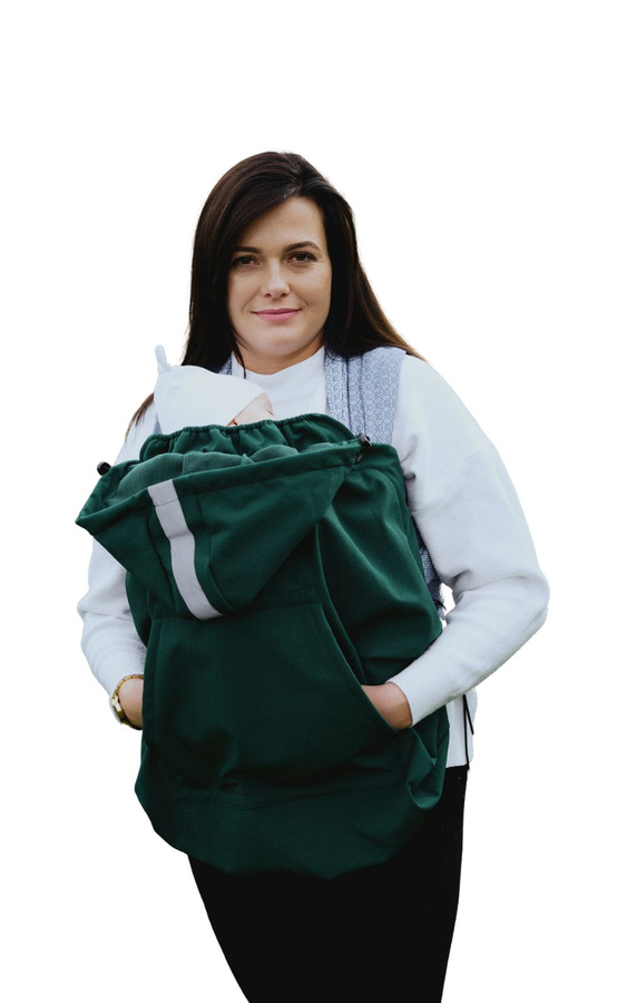 Softshellová kapsa na nosítko a šátek - Green
