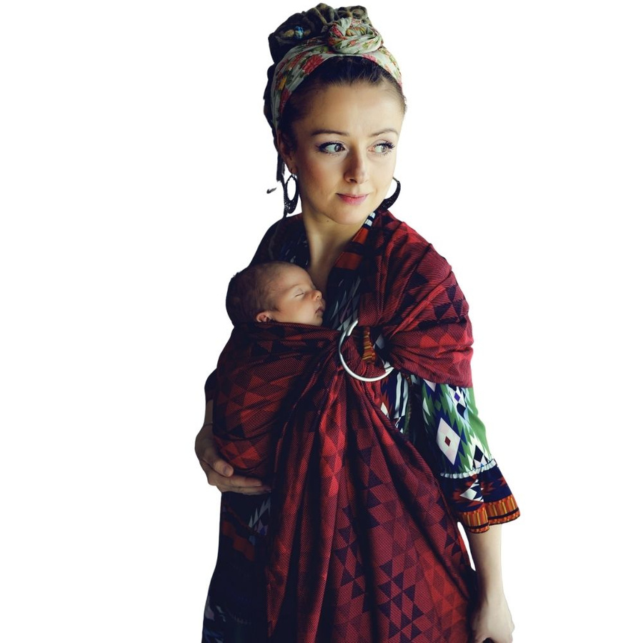 Ring sling Ruby Illusion - S (1,7m)