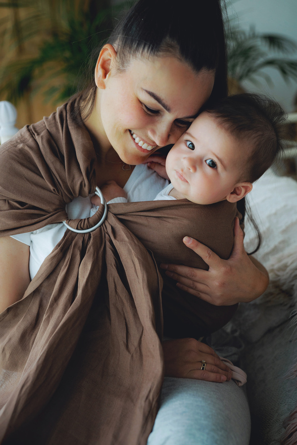Ring sling Pure Linen Bali Wood - M (2 m)