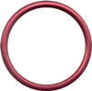 Hliníkové kroužky na šátky S - ČERVENÉ