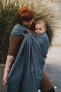 Ring sling Cloudy Cube - vel. S (1,7 m)